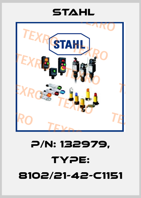 p/n: 132979, Type: 8102/21-42-C1151 Stahl