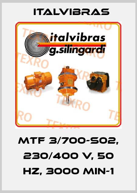MTF 3/700-S02, 230/400 V, 50 Hz, 3000 min-1 Italvibras