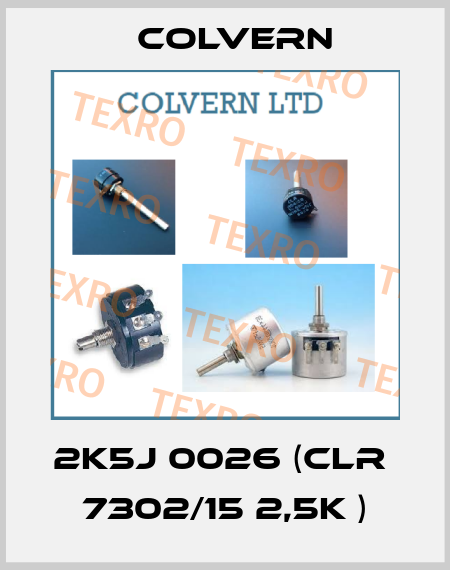 2K5J 0026 (CLR  7302/15 2,5K ) Colvern