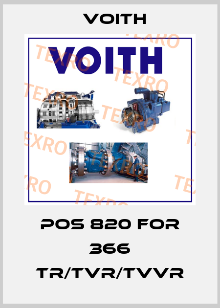 Pos 820 for 366 TR/TVR/TVVR Voith