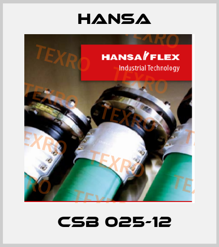 ВCSB 025-12 Hansa