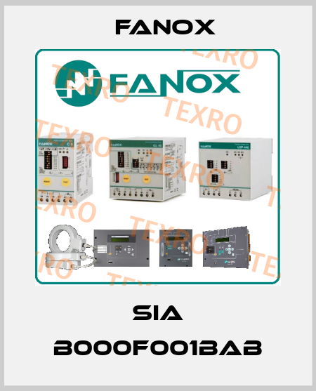 SIA B000F001BAB Fanox