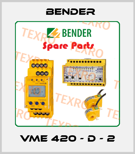 VME 420 - D - 2 Bender