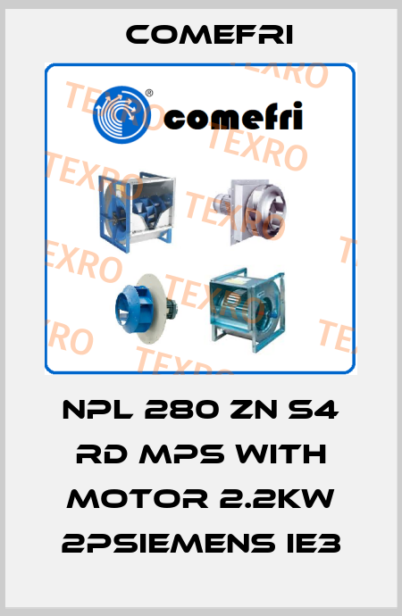 NPL 280 ZN S4 RD MPS with motor 2.2KW 2PSIEMENS IE3 Comefri