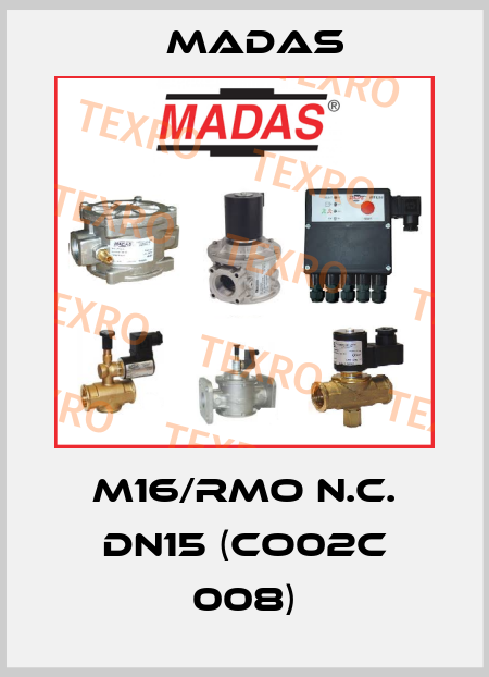 M16/RMO N.C. DN15 (CO02C 008) Madas