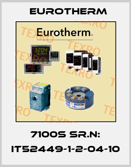 7100S Sr.N: IT52449-1-2-04-10 Eurotherm