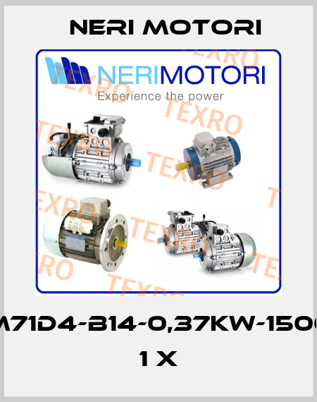 M71D4-B14-0,37kW-1500 1 x Neri Motori