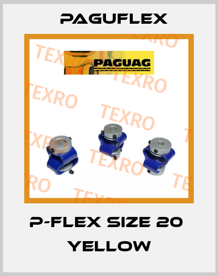 P-Flex size 20  yellow Paguflex