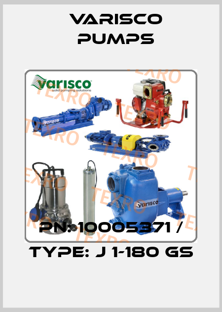 PN: 10005371 / Type: J 1-180 GS Varisco pumps