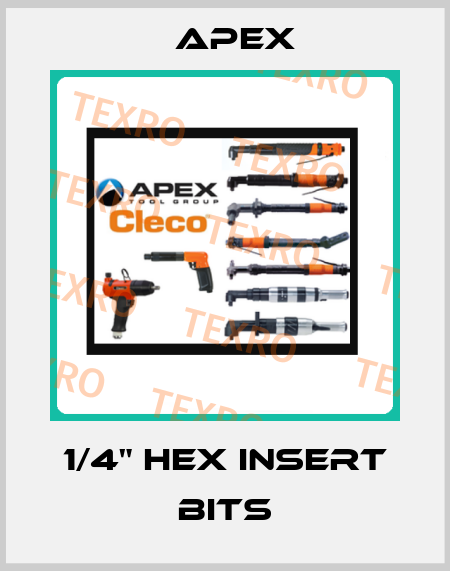 1/4" hex insert bits Apex
