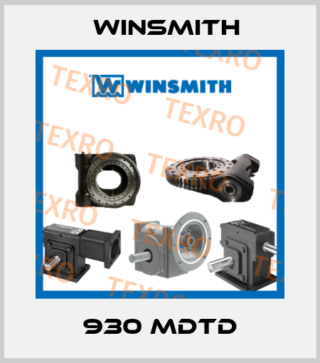 930 MDTD Winsmith