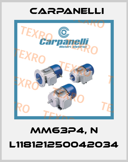 MM63P4, N L118121250042034 Carpanelli