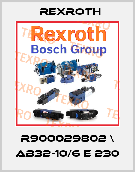 R900029802 \ AB32-10/6 E 230 Rexroth