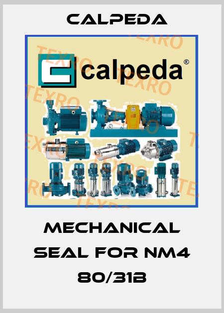 mechanical seal for NM4 80/31B Calpeda