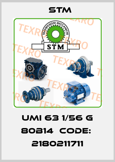  UMI 63 1/56 G 80B14  Code:  2180211711 Stm