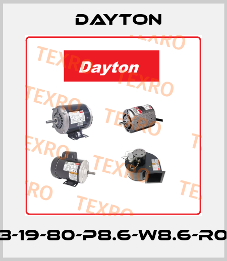 SPR13-19-80-P8.6-W8.6-R0.5-X2 DAYTON