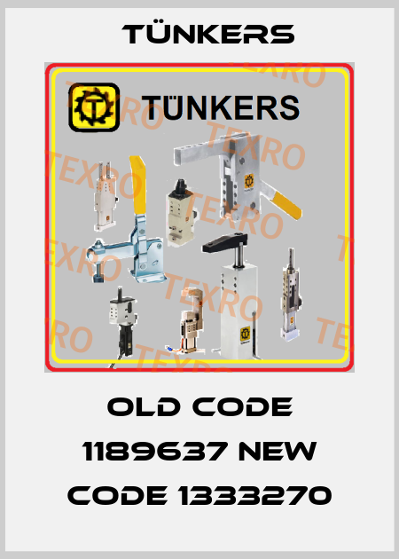 old code 1189637 new code 1333270 Tünkers