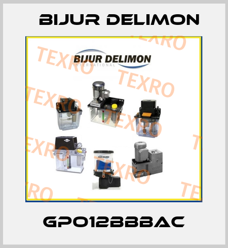 GPO12BBBAC Bijur Delimon