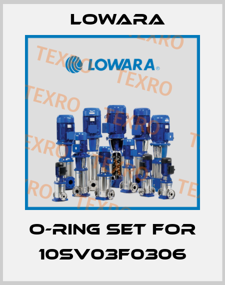 O-ring set for 10SV03F0306 Lowara