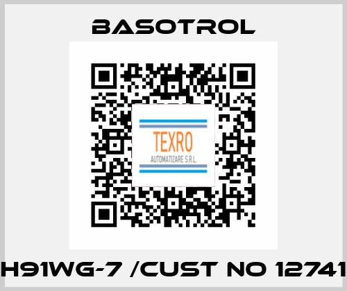 H91WG-7 /Cust no 12741 Basotrol
