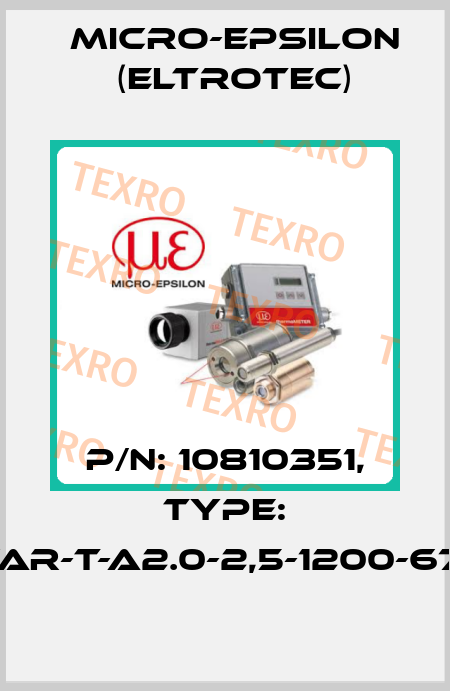 P/N: 10810351, Type: FAR-T-A2.0-2,5-1200-67° Micro-Epsilon (Eltrotec)