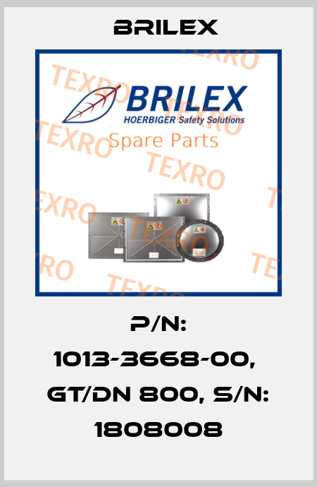 P/N: 1013-3668-00,  GT/DN 800, S/N: 1808008 Brilex