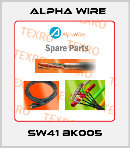 SW41 BK005 Alpha Wire