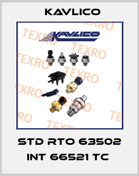 STD RTO 63502 INT 66521 TC  Kavlico