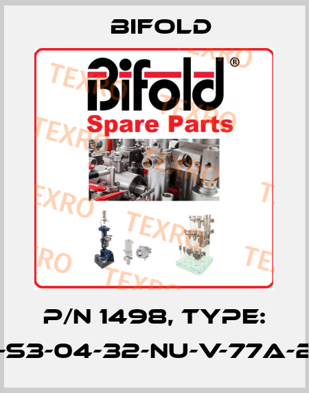p/n 1498, type: FP10P-S3-04-32-NU-V-77A-24D-57 Bifold