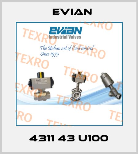 4311 43 U100 Evian