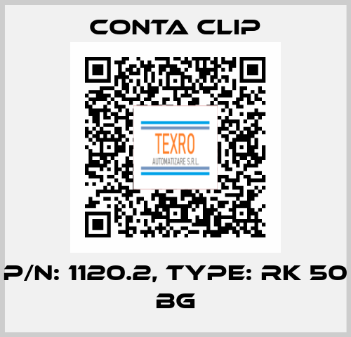 P/N: 1120.2, Type: RK 50 BG Conta Clip