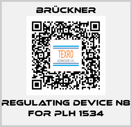 regulating device N8 for PLH 1534 Brückner