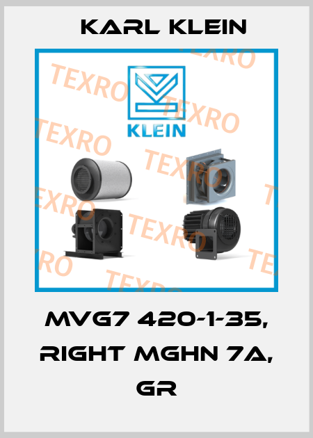 MVG7 420-1-35, RIGHT MGHN 7A, GR Karl Klein