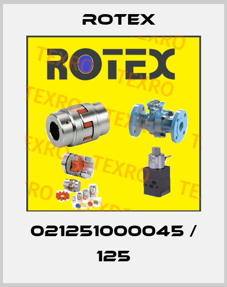 021251000045 / 125 Rotex