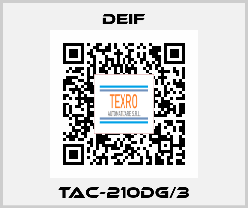 TAC-210DG/3 Deif