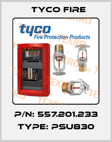P/N: 557.201.233 Type: PSU830 Tyco Fire