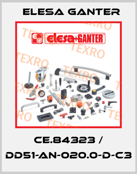 CE.84323 / DD51-AN-020.0-D-C3 Elesa Ganter