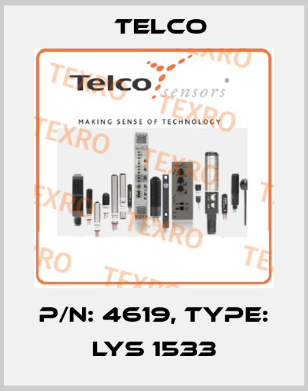 p/n: 4619, Type: LYS 1533 Telco