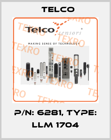 p/n: 6281, Type: LLM 1704 Telco