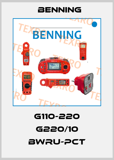 G110-220 G220/10 BWru-PCT Benning