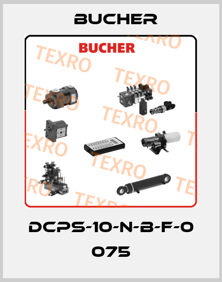 DCPS-10-N-B-F-0 075 Bucher
