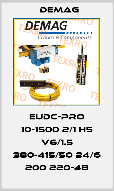 EUDC-Pro 10-1500 2/1 H5 V6/1.5 380-415/50 24/6 200 220-48 Demag