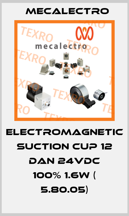 Electromagnetic suction cup 12 daN 24VDC 100% 1.6W ( 5.80.05) Mecalectro
