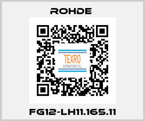 FG12-LH11.165.11 Rohde 