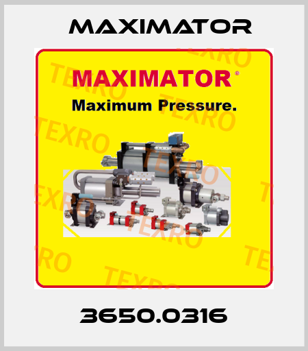 3650.0316 Maximator