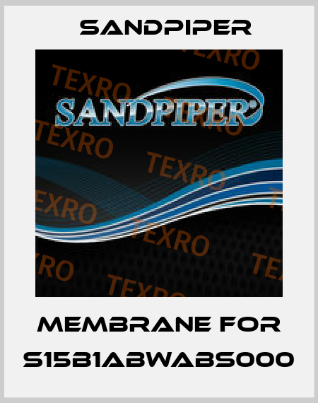 membrane for S15B1ABWABS000 Sandpiper