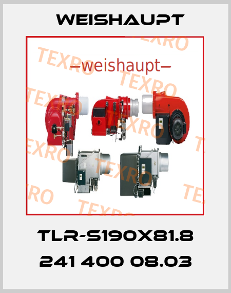 TLR-S190x81.8 241 400 08.03 Weishaupt