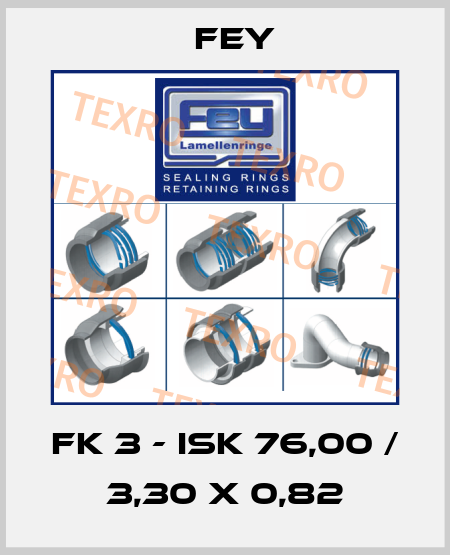 FK 3 - ISK 76,00 / 3,30 x 0,82 Fey