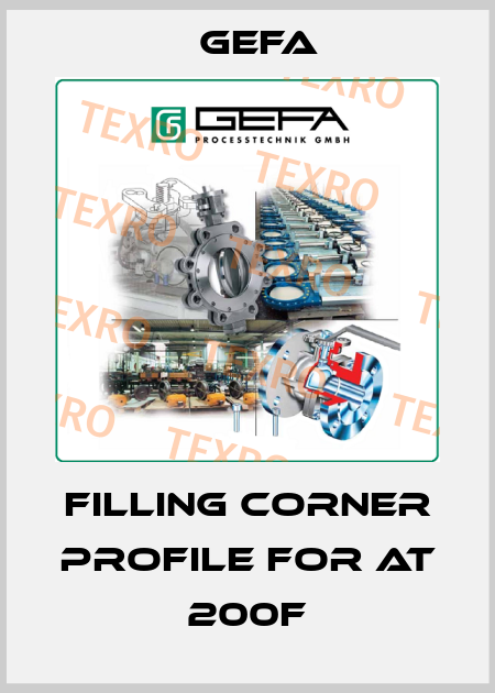 Filling corner profile for AT 200F Gefa