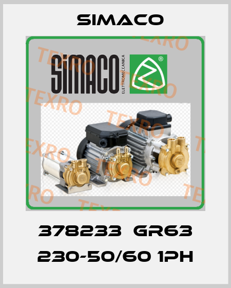 378233  GR63 230-50/60 1PH Simaco